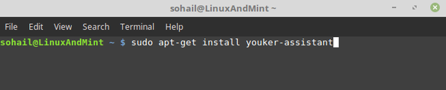 install youker assistant in ubuntu