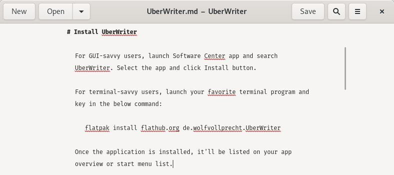 mono-text editor