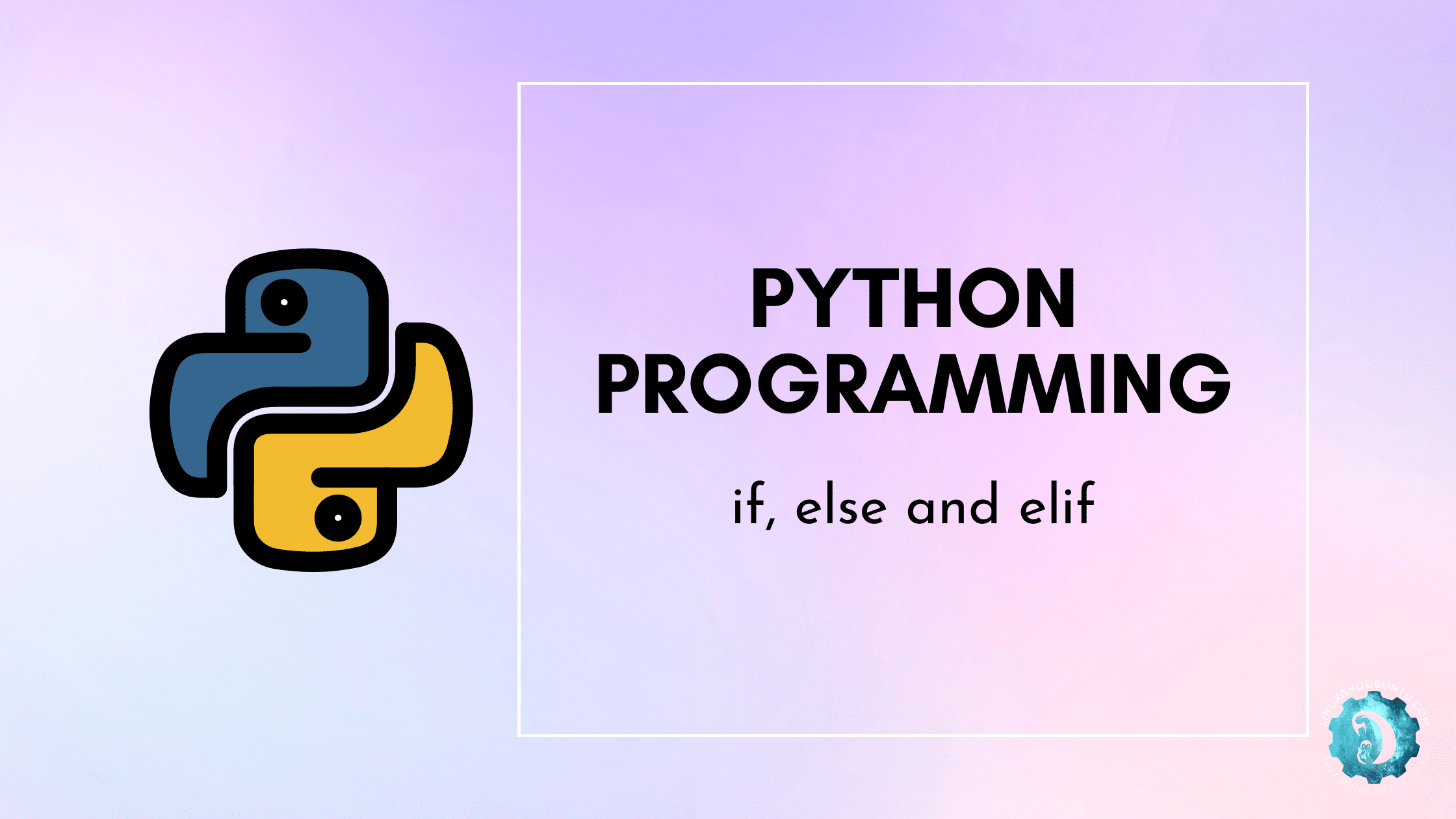 Python Programming conditions
