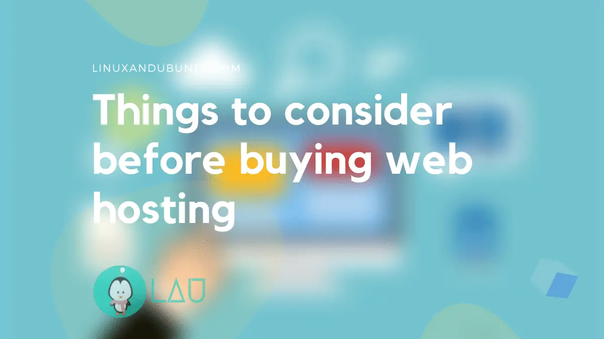 things to consider before buying web hosting
