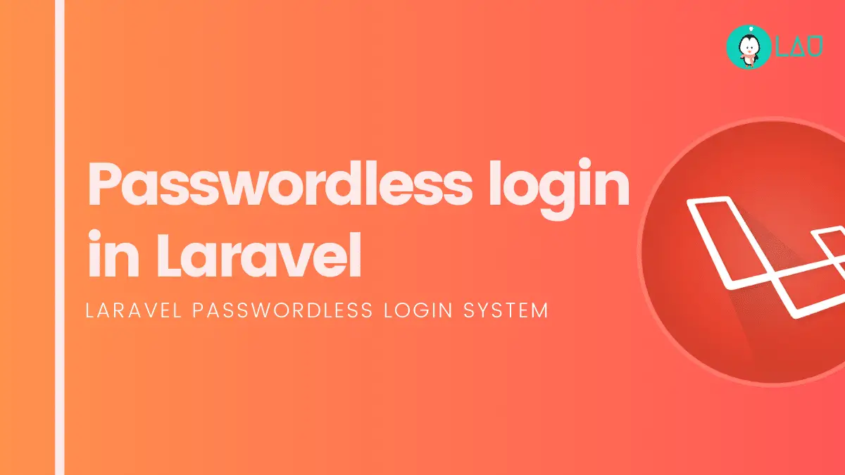 Passwordless login in laravel