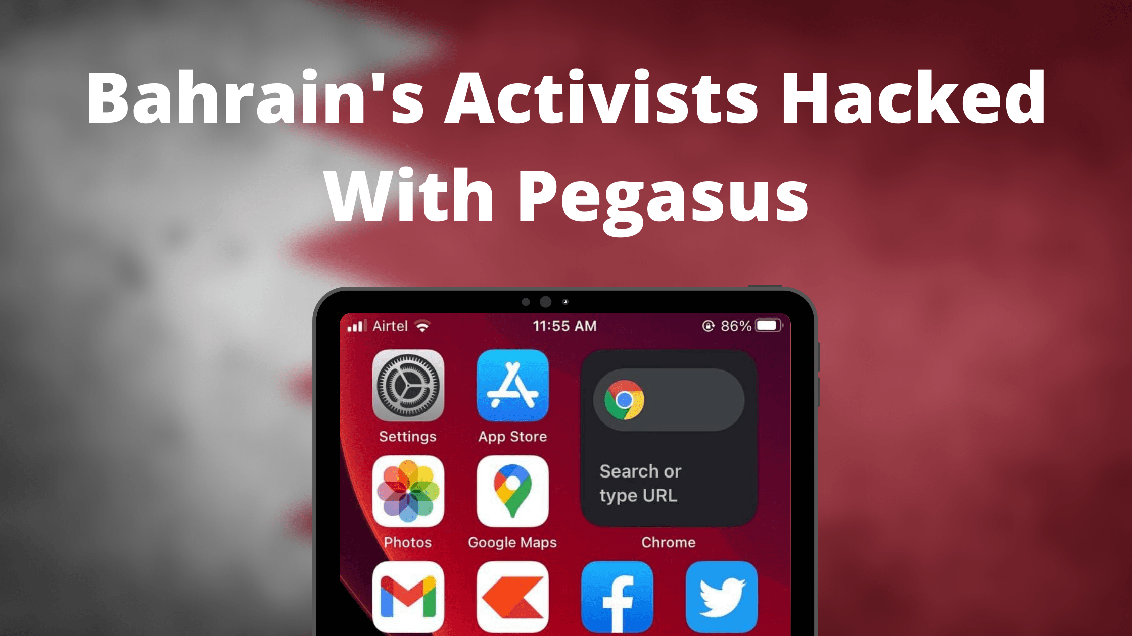 Bahrain activists hacked with pegasus