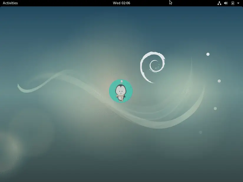 Debian GNOME desktop