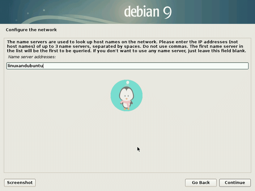 Debian configure network