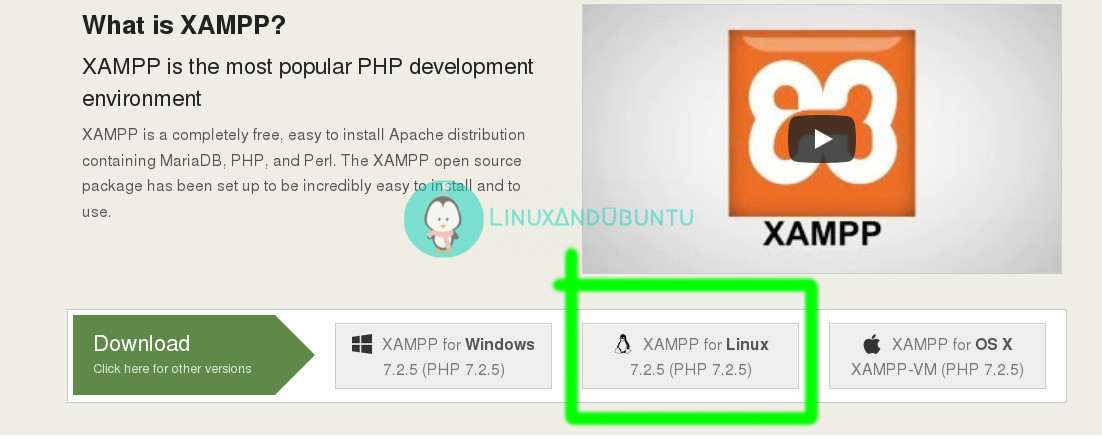 download xampp for linux