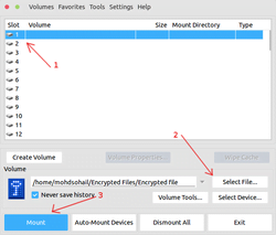 truecrypt mount volume file
