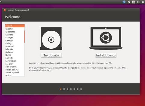 Install Ubuntu Or Boot live ubuntu