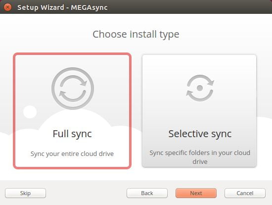 MEGA cloud storage linux client app
