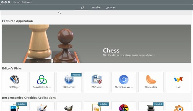 Ubuntu software center replaced with GNOME Software