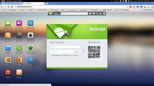 airdroid transfer files from android phone to computer