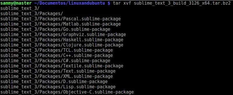 check and install .tar.gz file in linux