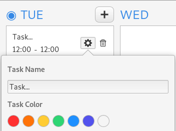 colorize task timetable app