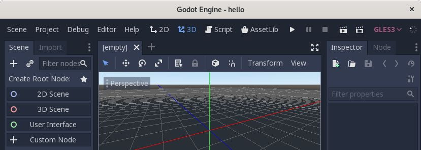 develop 2d 3d games with godot