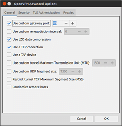 edit vpn network advanced settings