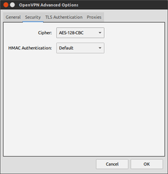 edit vpn network security settings