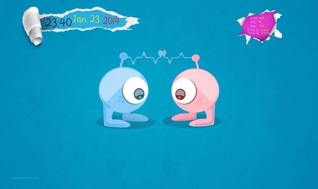 eye ball conky theme