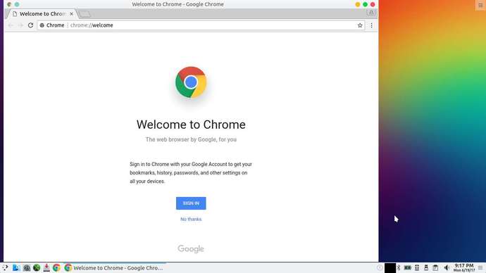 google chrome installed on pclinuxos