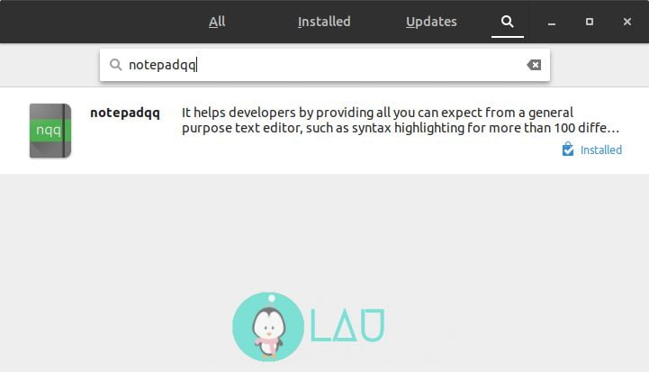 install notepadqq in linux software manager