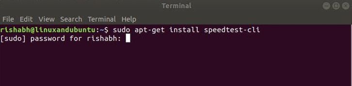 install speedtest-cli in linux