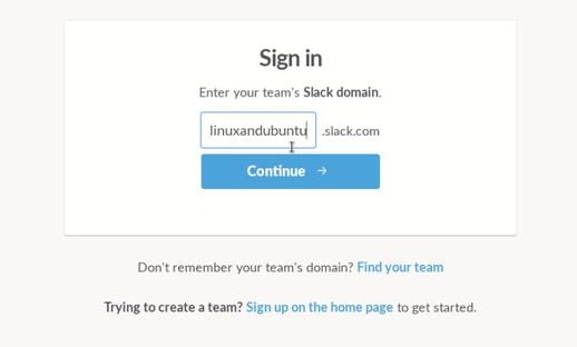 join/create team in slack