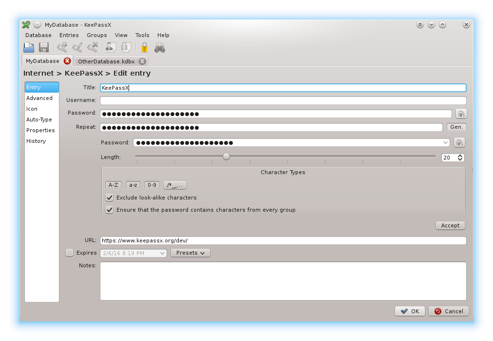 keepassx password manager for linux
