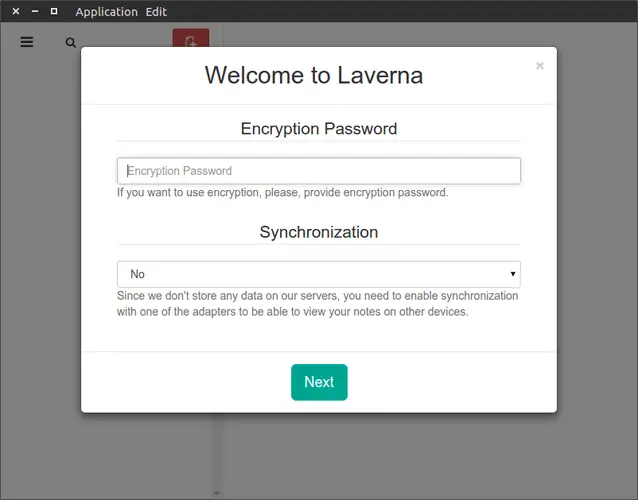 laverna sync feature to dropbox
