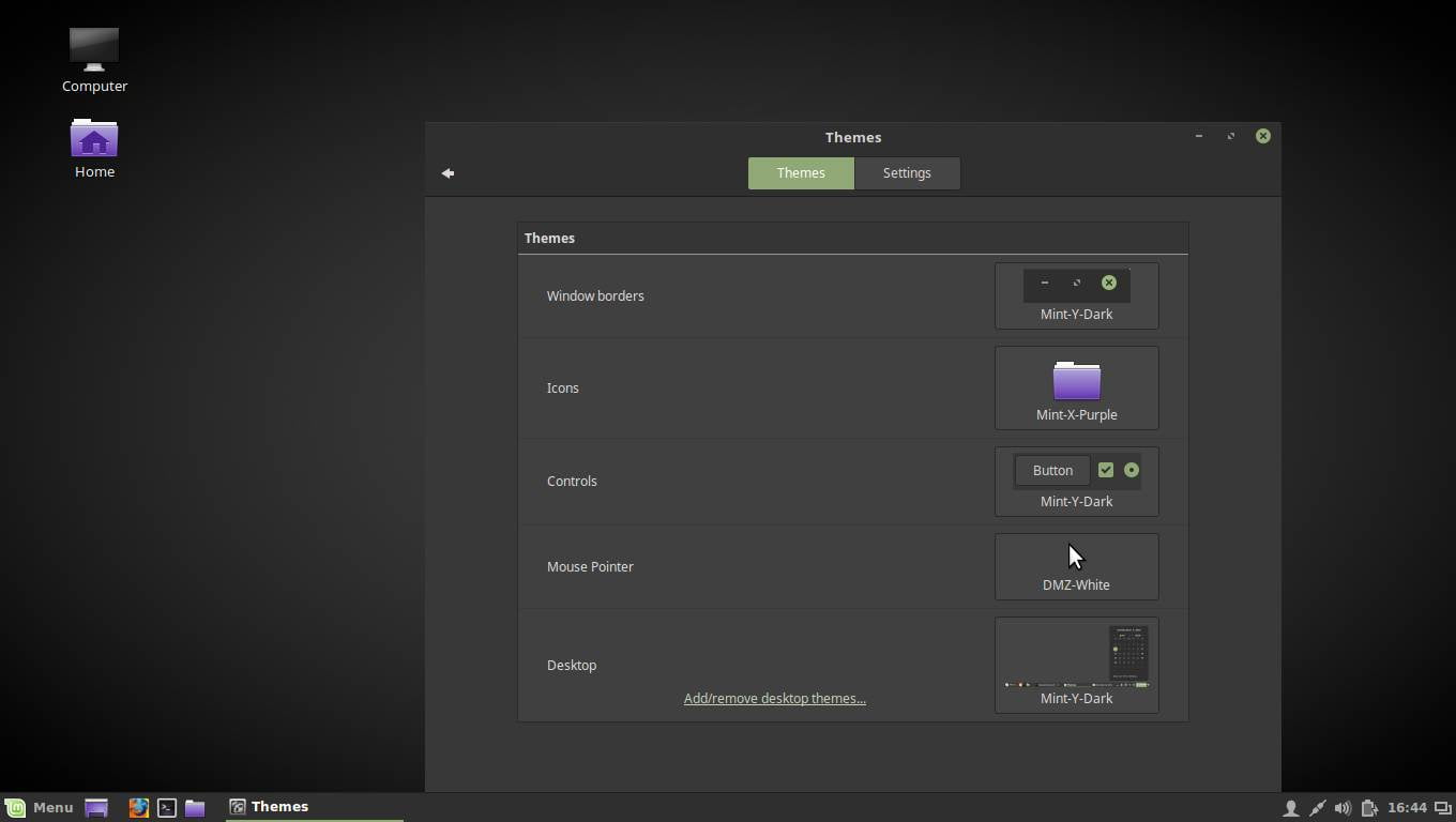 linux mint numix themes dark and light themes
