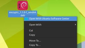 run encryptr password manager in linux