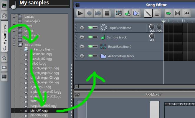 setting up your piano roll