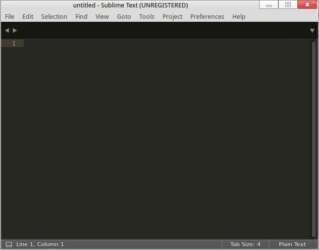 sublime text editor in linux