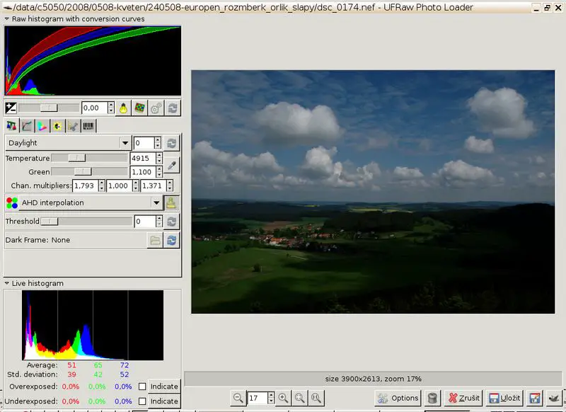 ufraw image editing software