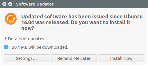 update ubuntu 16.04
