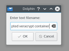 veracrypt file container