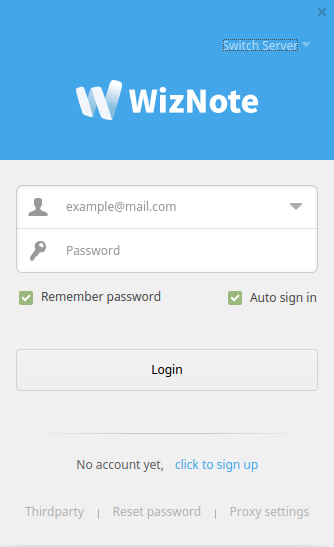 wiznote linux note taking app