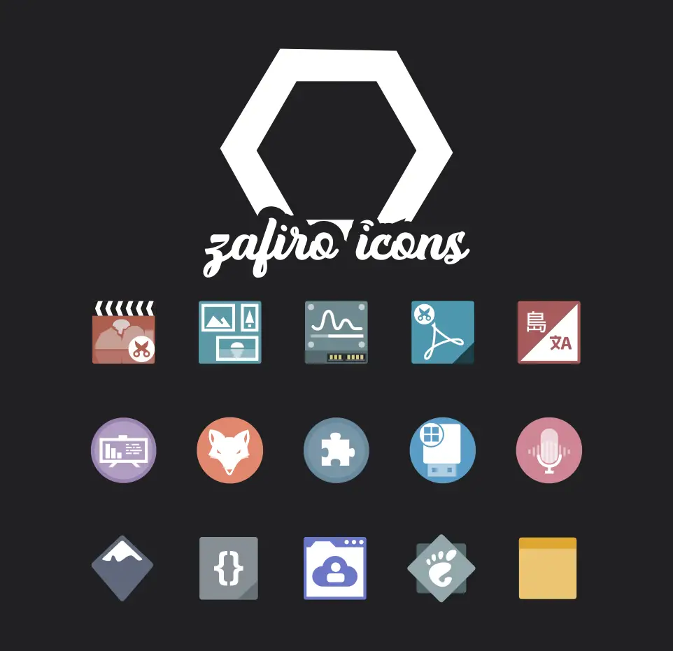 zafiro icons gnome theme