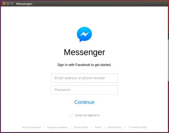 linux messengers for facebook