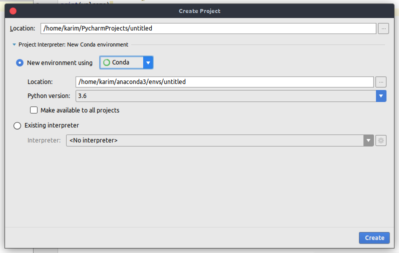 Choosing an environment for a new project