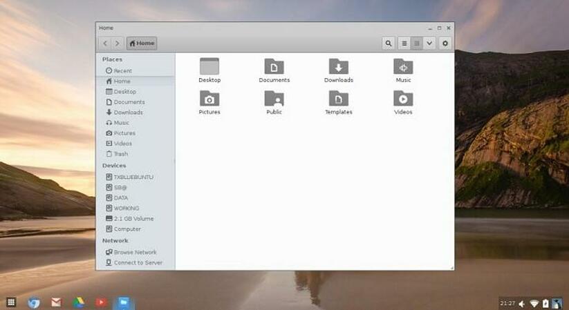 Chrome OS cloud based linux