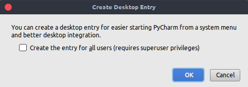 Creating a desktop Entry