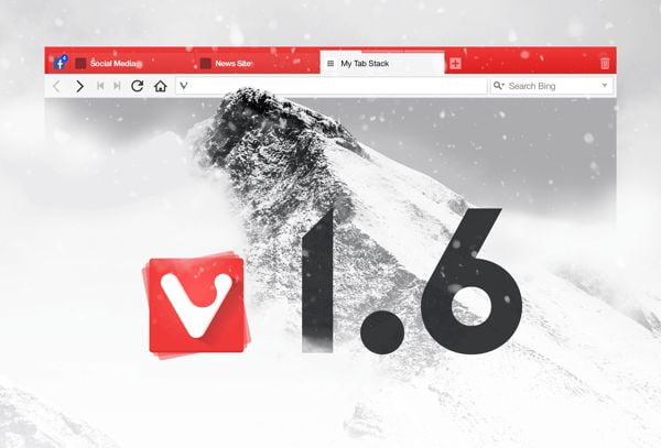 Vivaldi Internet Browser Continues To Grow With 1.6 Release