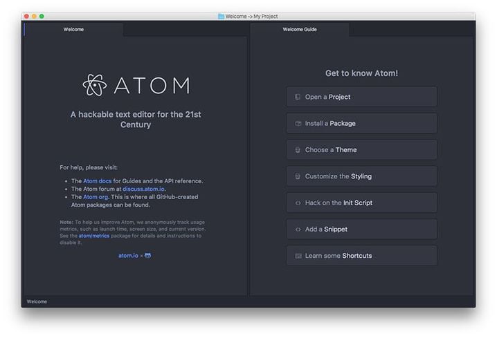 atom features at a glance