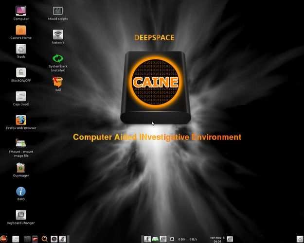 caine linux distro for security pentesting