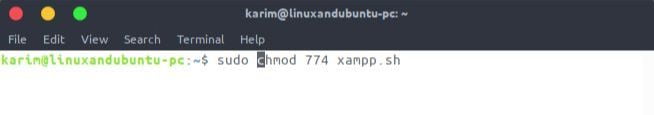 chmod change file permission in linux