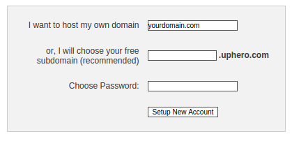create domain for wordpress hosting