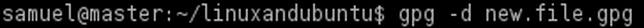 dcrypt files in linux