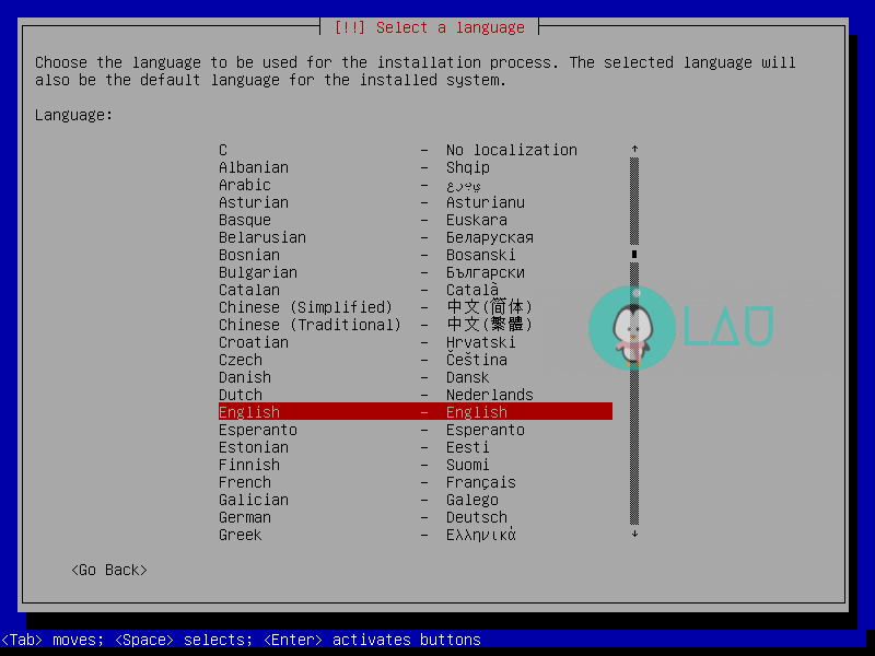 debian 9 stretch command line installation