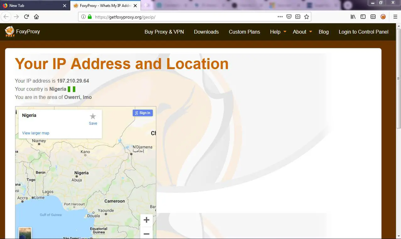 find ip address and location