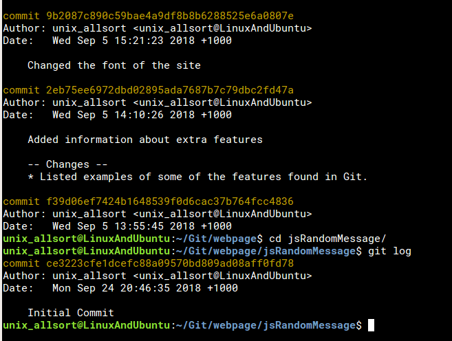git submodule separate histories