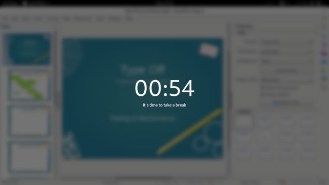 gnome pomodoro blurred background