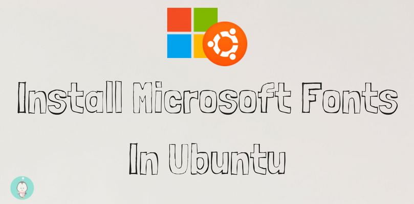 how to install microsoft fonts in ubuntu linux